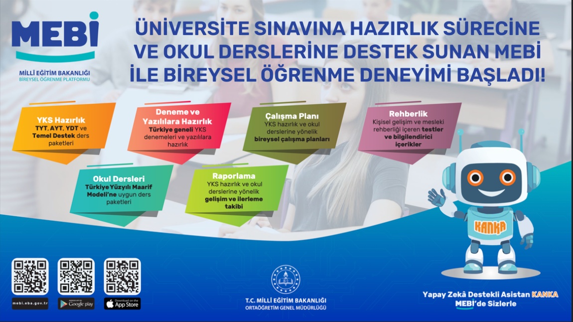 MEBİ BİREYSEL ÖĞRENME PLATFORMU: GELECEĞE HAZIRLAR